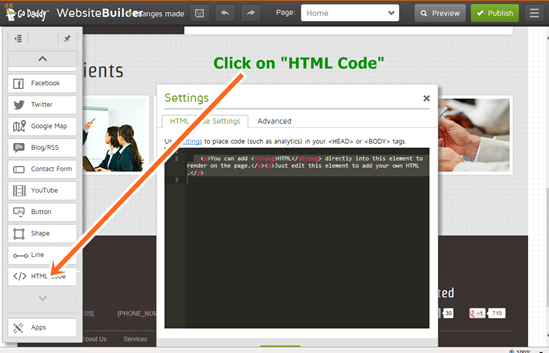AddFreeStats godaddy