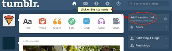 Tumblr traffic analyzer tool