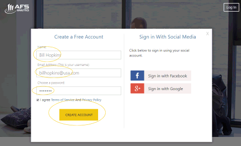 open wix Analytics account