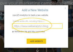 open wix Analytics account