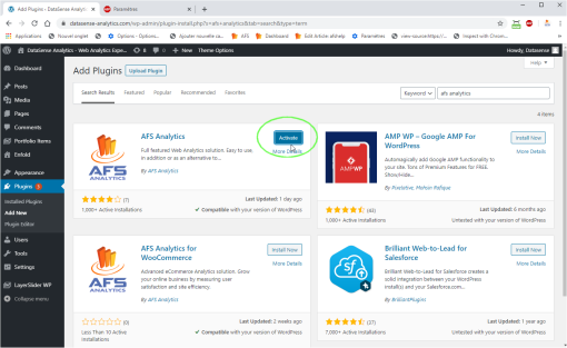 AFS Analytics plugin