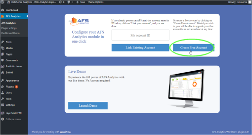 AFS Analytics plugin