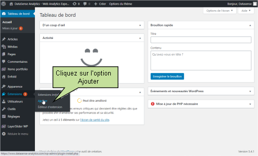 AFS Analytics Extension WordPress