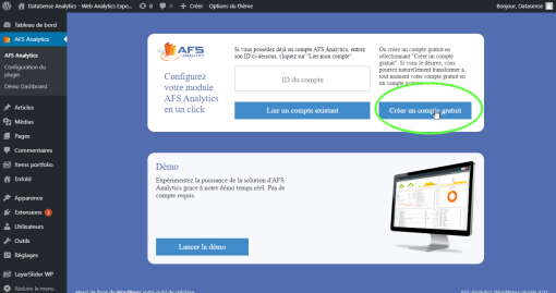 AFS Analytics Extension WordPress